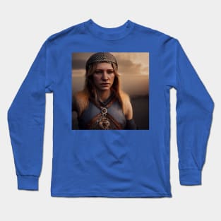 Viking Shield Maiden Long Sleeve T-Shirt